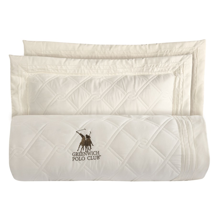 GREENWICH POLO CLUB ΚΟΥΒΕΡΛΙ ΥΠΕΡΔΙΠΛΟ ΣΕΤ 2162 ΚΡΕΜ