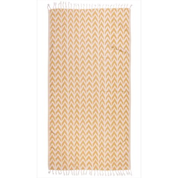 GREENWICH POLO CLUB ΠΕΤΣΕΤΑ-ΠΑΡΕΟ 80Χ180 3685 ΙΒΟΥΑΡ, ΩΧΡΑ