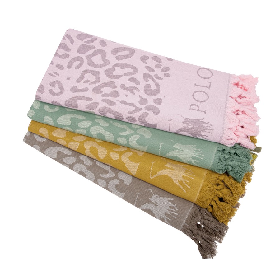 GREENWICH POLO CLUB ΠΕΤΣΕΤΑ-ΠΑΡΕΟ 90Χ170 3793 ΧΡΥΣΟ, ΩΧΡΑ