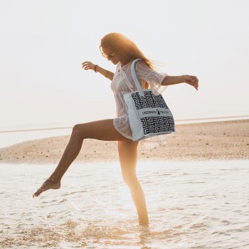 GREENWICH POLO CLUB ΤΣΑΝΤΑ ΘΑΛΑΣΣΗΣ 42Χ45 3732 ΕΚΡΟΥ, ΜΑΥΡΟ