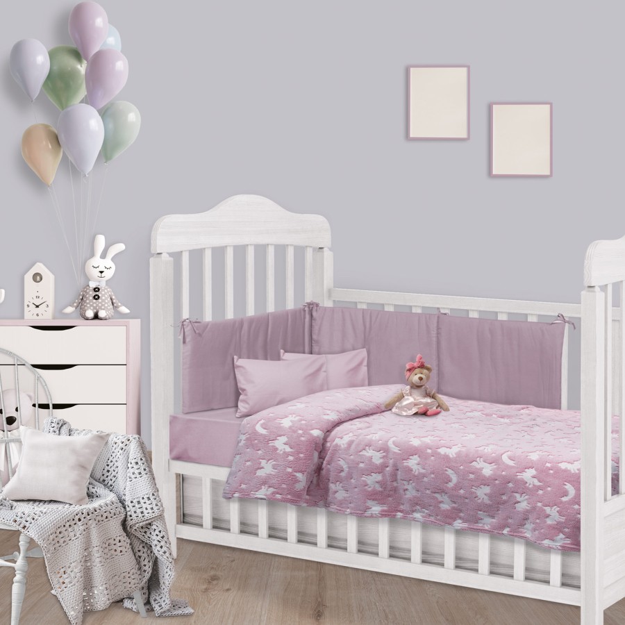 DAS BABY ΚΟΥΒΕΡΤΑ FLEECE 110Χ150 RELAX 4832 ΡΟΖ