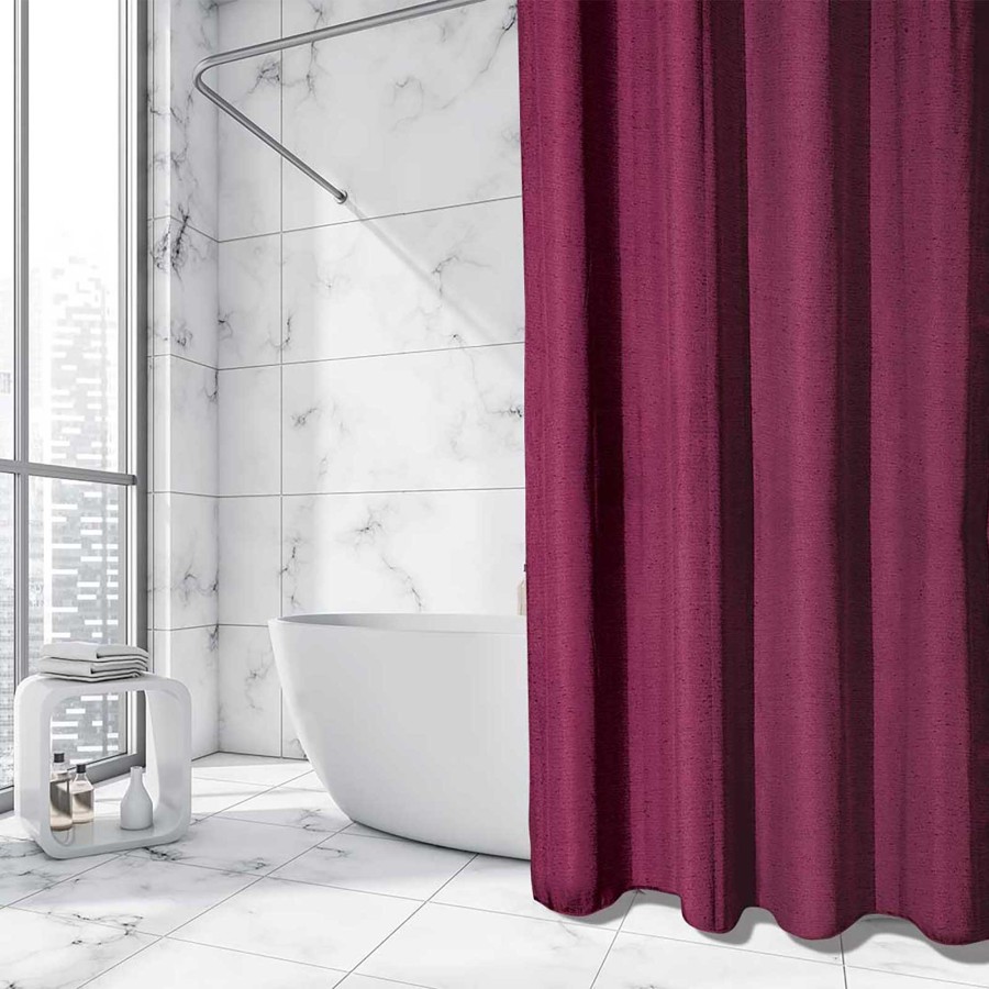 GREENWICH POLO CLUB ΚΟΥΡΤΙΝΑ ΜΠΑΝΙΟΥ 200Χ180 2583 ΜΠΟΡΝΤΩ