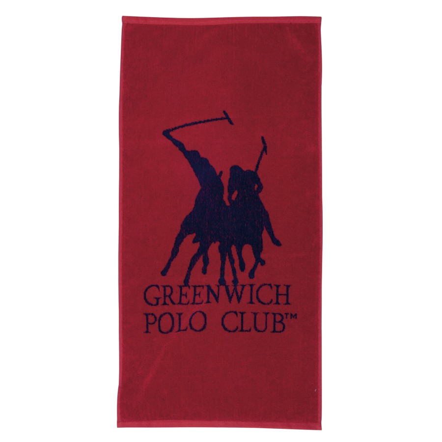 GREENWICH POLO CLUB ΠΕΤΣΕΤΑ ΓΥΜΝΑΣΤΗΡΙΟΥ 45X90 3032 ΚΟΚΚΙΝΟ, ΜΠΛΕ