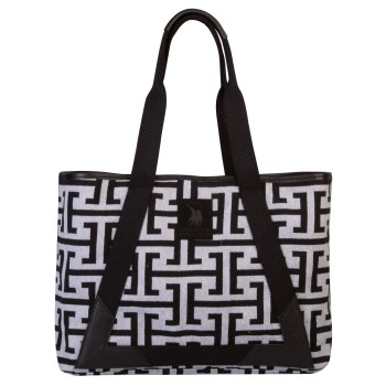 GREENWICH POLO CLUB ΤΣΑΝΤΑ ΘΑΛΑΣΣΗΣ 35Χ42Χ12 3839 ΓΚΡΙ, ΜΑΥΡΟ