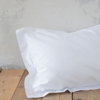 Nima Home Μαξιλαροθήκες Oxford Superior Satin - White Λευκό