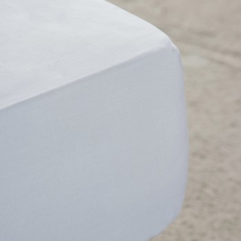 Nima Home Σεντόνι Γίγας με Λάστιχο Unicolors - White Λευκό     180x200+32