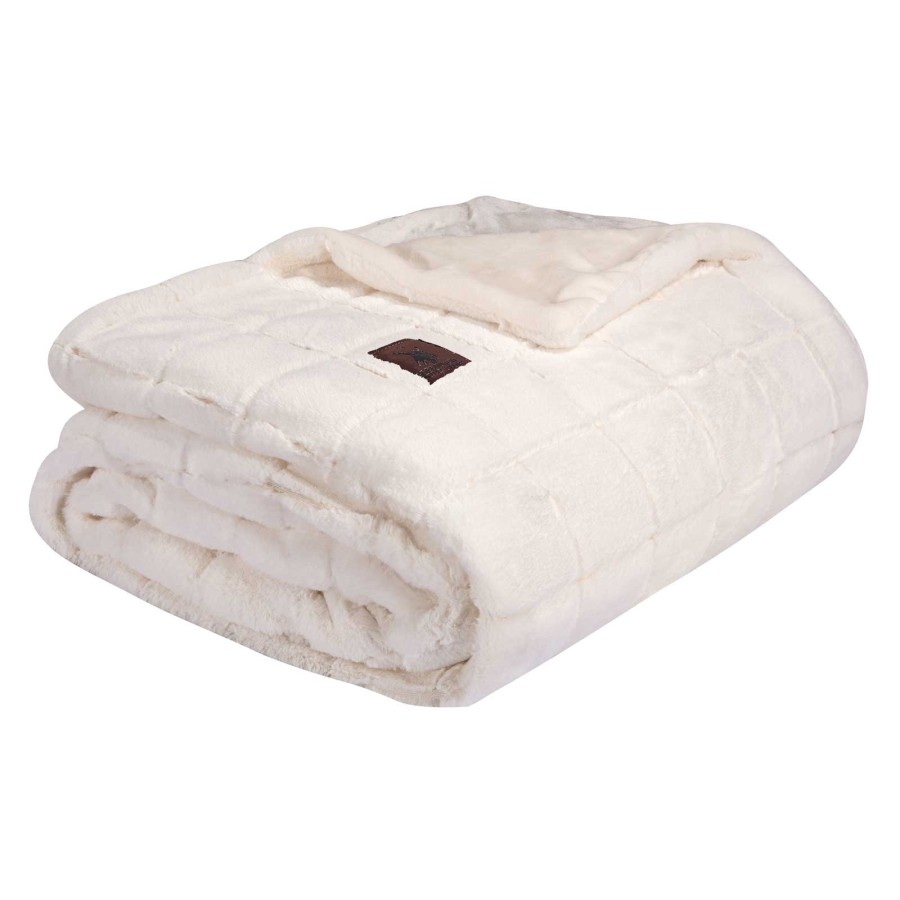 GREENWICH POLO CLUB ΚΟΥΒΕΡΤΟΠΑΠΛΩΜΑ FAUX FUR-FLANNEL ΥΠΕΡΔΙΠΛΟ 3451 ΙΒΟΥΑΡ