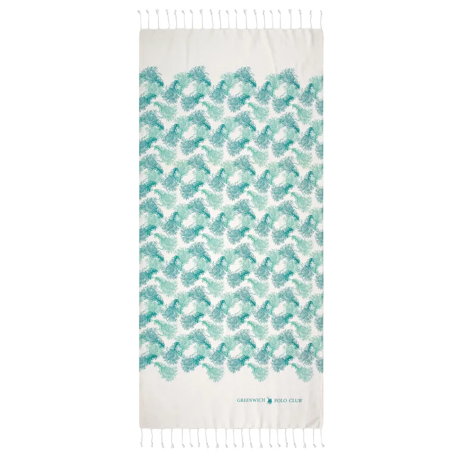 GREENWICH POLO CLUB ΠΕΤΣΕΤΑ-ΠΑΡΕΟ 80Χ180 3665 ΕΚΡΟΥ, ΜΕΝΤΑ