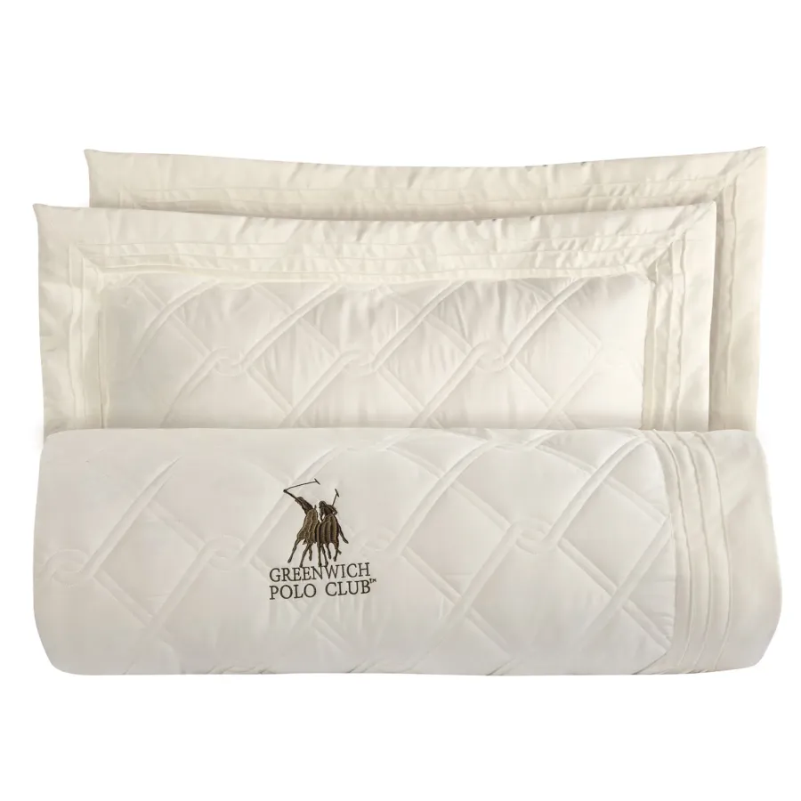 GREENWICH POLO CLUB ΚΟΥΒΕΡΛΙ ΥΠΕΡΔΙΠΛΟ ΣΕΤ 2162 ΚΡΕΜ