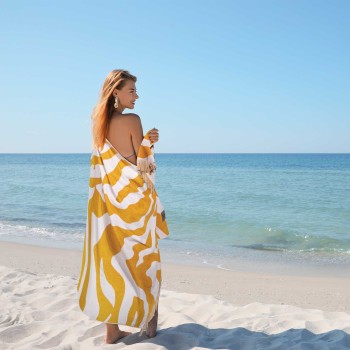 GREENWICH POLO CLUB ΠΕΤΣΕΤΑ ΘΑΛΑΣΣΗΣ 90Χ180 3741 ΛΕΥΚΟ, ΩΧΡΑ