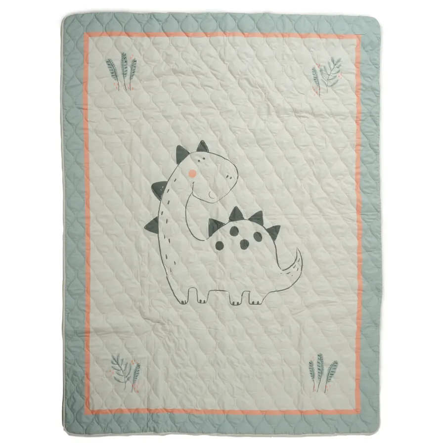 DAS KIDS ΚΟΥΒΕΡΛΙ ΜΟΝΟ 4879 ΓΚΡΙ, ΠΡΑΣΙΝΟ, ΣΟΜΟΝ