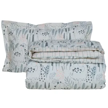 DAS KIDS ΣΕΤ ΠΑΠΛΩΜΑΤΟΘΗΚΗ ΜΟΝΗ 4879 ΓΚΡΙ, ΠΡΑΣΙΝΟ, ΣΟΜΟΝ