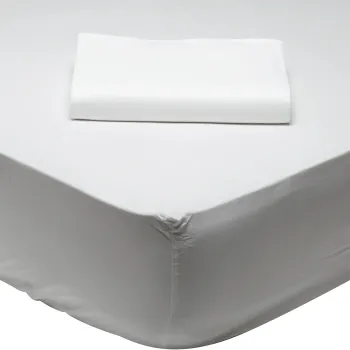 DAS HOME 1001 ΣΕΝΤΟΝΙ ΥΠΕΡΔΙΠΛΟ ΜΕ ΛΑΣΤΙΧΟ ARTIC WHITE ΛΕΥΚΟ