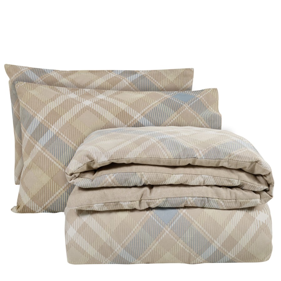 DAS HOME ΣΕΤ ΣΕΝΤΟΝΙΑ ΜΟΝΑ HAPPY FLANNEL 9525 ΜΠΕΖ, ΠΕΤΡΟΛ