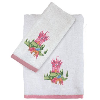 DAS BABY 4701 ΣΕΤ ΠΕΤΣΕΤΕΣ ΚΕΝΤΗΤΕΣ 2ΤΕΜΑΧΙΑ  FUN EMB ΛΕΥΚΟ, ΡΟΖ