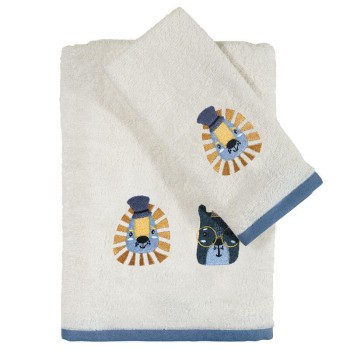 DAS BABY 4708 ΣΕΤ ΠΕΤΣΕΤΕΣ ΚΕΝΤΗΤΕΣ 2ΤΕΜΑΧΙΑ  FUN EMB ΕΚΡΟΥ, ΣΙΕΛ