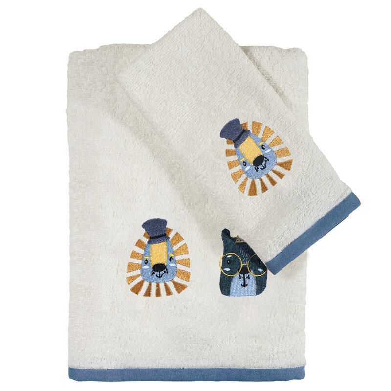 DAS BABY 4708 ΣΕΤ ΠΕΤΣΕΤΕΣ ΚΕΝΤΗΤΕΣ 2ΤΕΜΑΧΙΑ  FUN EMB ΕΚΡΟΥ, ΣΙΕΛ