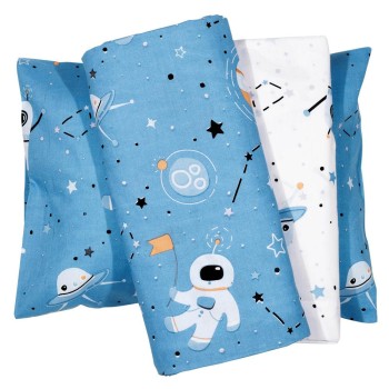 DAS BABY 4729 ΣΕΤ ΣΕΝΤΟΝΙΑ  FUN ΛΕΥΚΟ, ΠΕΤΡΟΛ, ΠΟΡΤΟΚΑΛΙ