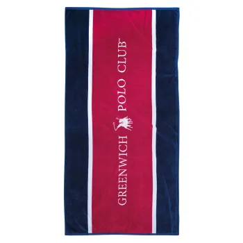 GREENWICH POLO CLUB ΠΕΤΣΕΤΑ ΘΑΛΑΣΣΗΣ 90Χ180 3864 ΚΟΚΚΙΝΟ, ΛΕΥΚΟ, ΜΠΛΕ