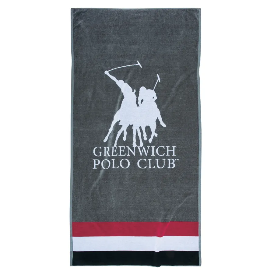 GREENWICH POLO CLUB ΠΕΤΣΕΤΑ ΘΑΛΑΣΣΗΣ 90Χ180 3867 ΓΚΡΙ, ΚΟΚΚΙΝΟ, ΛΕΥΚΟ