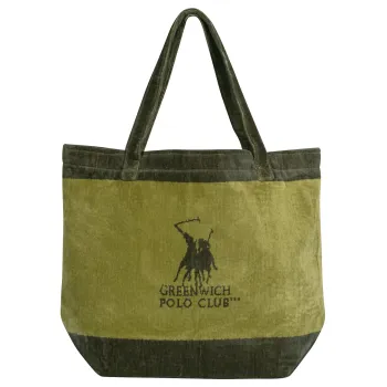 GREENWICH POLO CLUB ΤΣΑΝΤΑ ΘΑΛΑΣΣΗΣ 55Χ40 3859 ΛΑΔΙ, ΧΑΚΙ