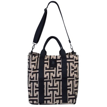 GREENWICH POLO CLUB ΤΣΑΝΤΑ ΘΑΛΑΣΣΗΣ 35Χ40Χ38 3840 ΜΑΥΡΟ, ΜΠΕΖ