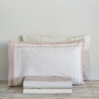 Nima Home Σετ Σεντόνια Υπέρδιπλα - Basida Μπεζ   (2 x 240x260 + 2  52x72)