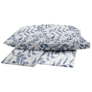 Παπλωματοθήκη Menta Εμπριμέ 050 Blue Μονή (170x250)