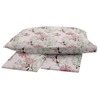Παπλωματοθήκη Menta Εμπριμέ 070 Pink Μονή (170x250)