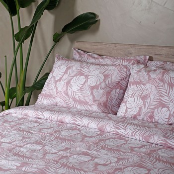 Παπλωματοθήκη Cotton Feelings 2038 Pink Διπλή (200x250)