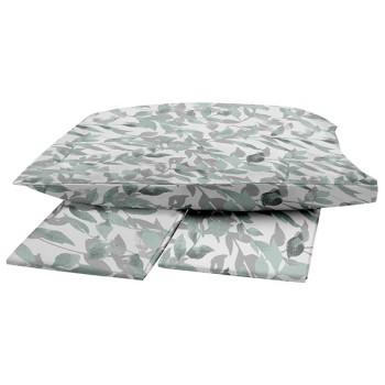 Παπλωματοθήκη Menta Εμπριμέ 050 Grey Υπέρδιπλη (230x250)