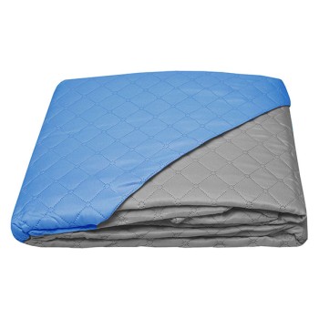 Κουβερλί Fiber Grey/Blue Μονό (160x220)