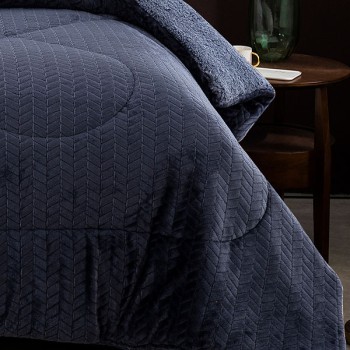 Κουβερτοπάπλωμα Neda Blue Υπέρδιπλο (220x240)