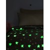 Κουβέρτα φωσφοριζέ αγκαλιας Stars Pink 80x90