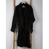 Μπουρνούζι Sato Black Large