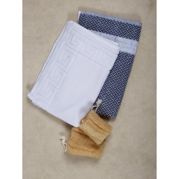 Πατάκι μαίανδρος White 50x75