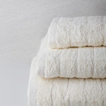 Πετσέτα πενιέ Dory 7 Ecru Σετ 3 τεμ.