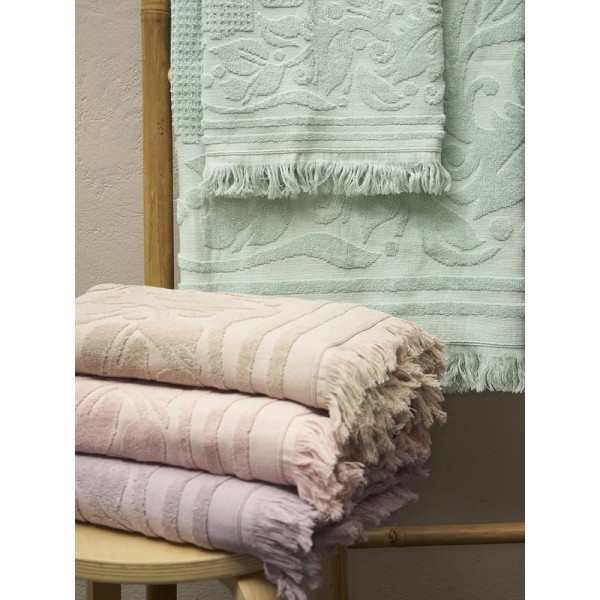 Πετσέτα Κρόσι 10 Ecru Προσώπου (50x90)