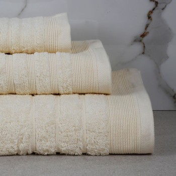 Πετσέτα Χίμπουρι 6 Ecru Προσώπου (50x90)