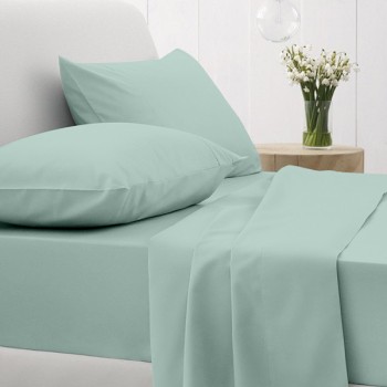 Κατωσέντονο Cotton Feelings με λάστιχο 105 Aqua Ημίδιπλο (120x200+30)