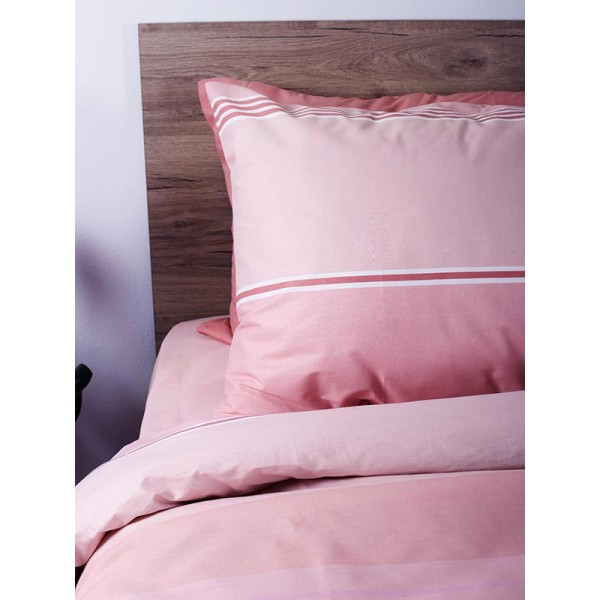 Σετ Σεντόνια Cotton Feelings 2034 Pink Υπέρδιπλο (235x270)