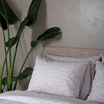 Σετ Σεντόνια Cotton Feelings 2044 Beige Υπέρδιπλο (235x270)