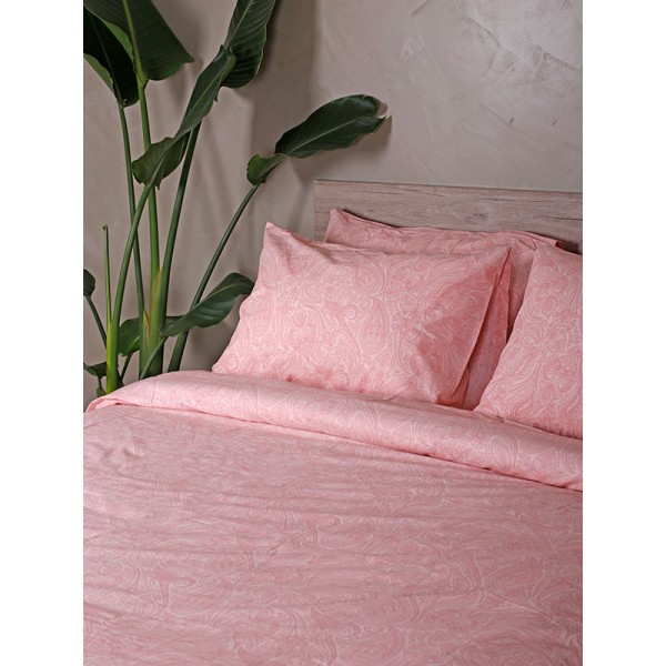 Σετ Σεντόνια Cotton Feelings 2040 Pink King Size (260x270)