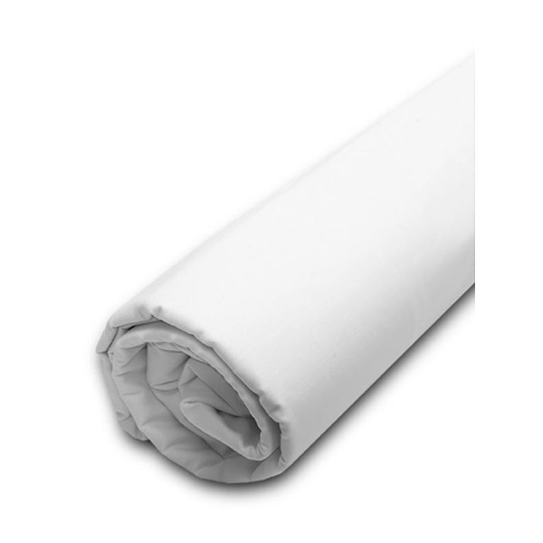 Κατωσέντονο Menta με λάστιχο 1 White Μονό (100x200+25)