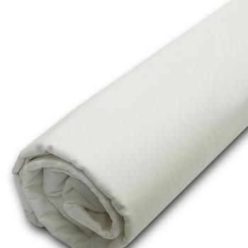 Κατωσέντονο Menta με λάστιχο 2 Ecru Μονό (100x200+25)