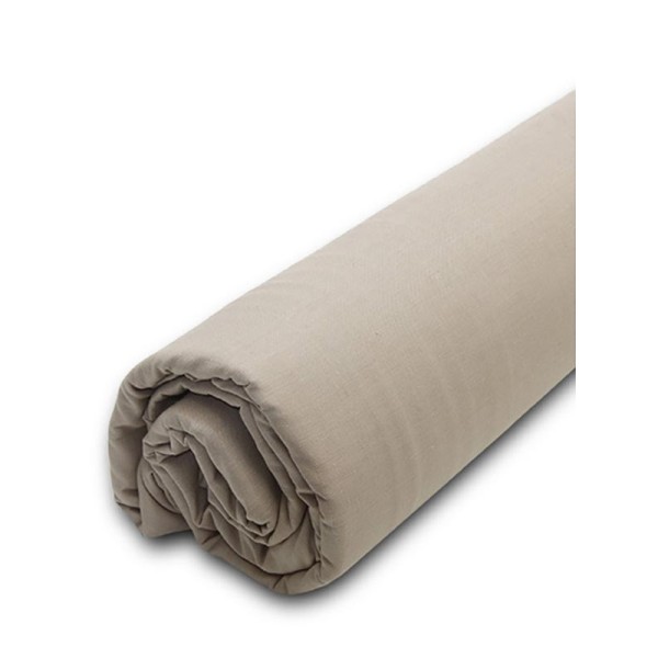 Κατωσέντονο Menta με λάστιχο 23 Mocha Υπέρδιπλο (180x200+25)