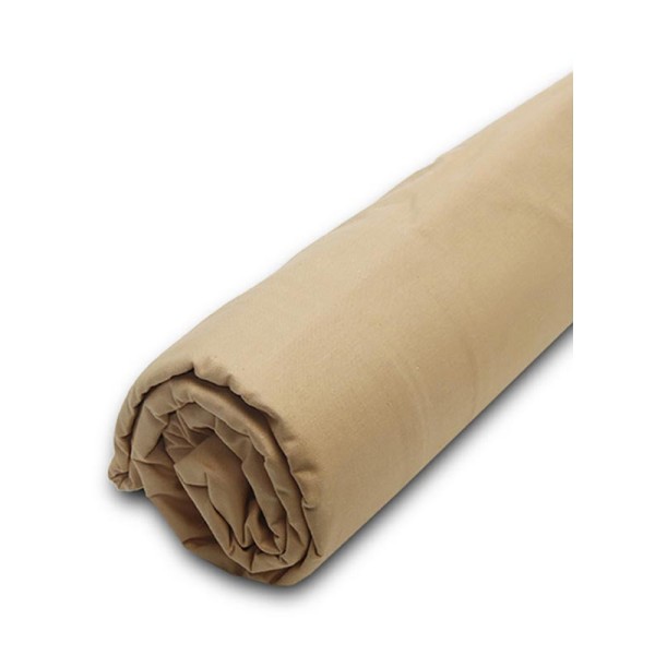 Κατωσέντονο Menta με λάστιχο 4 Beige Υπέρδιπλο (180x200+25)