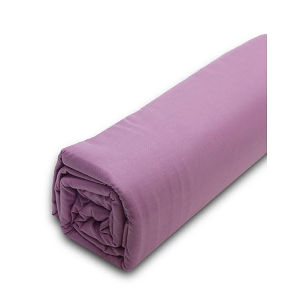 Κατωσέντονο Menta με λάστιχο 10 Mauve Ημίδιπλο (120x200+25)