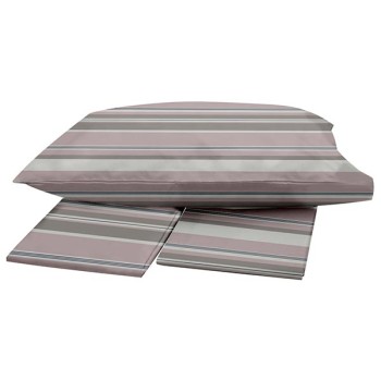 Σετ Σεντόνια Menta Εμπριμέ 550 Pink Διπλό (200x250)