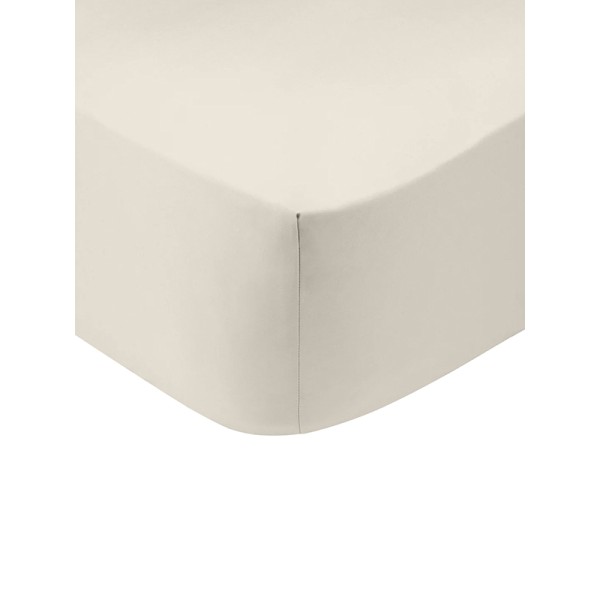 Κατωσέντονο Cotton Feelings με λάστιχο 108 Ecru Ημίδιπλο (120x200+30)